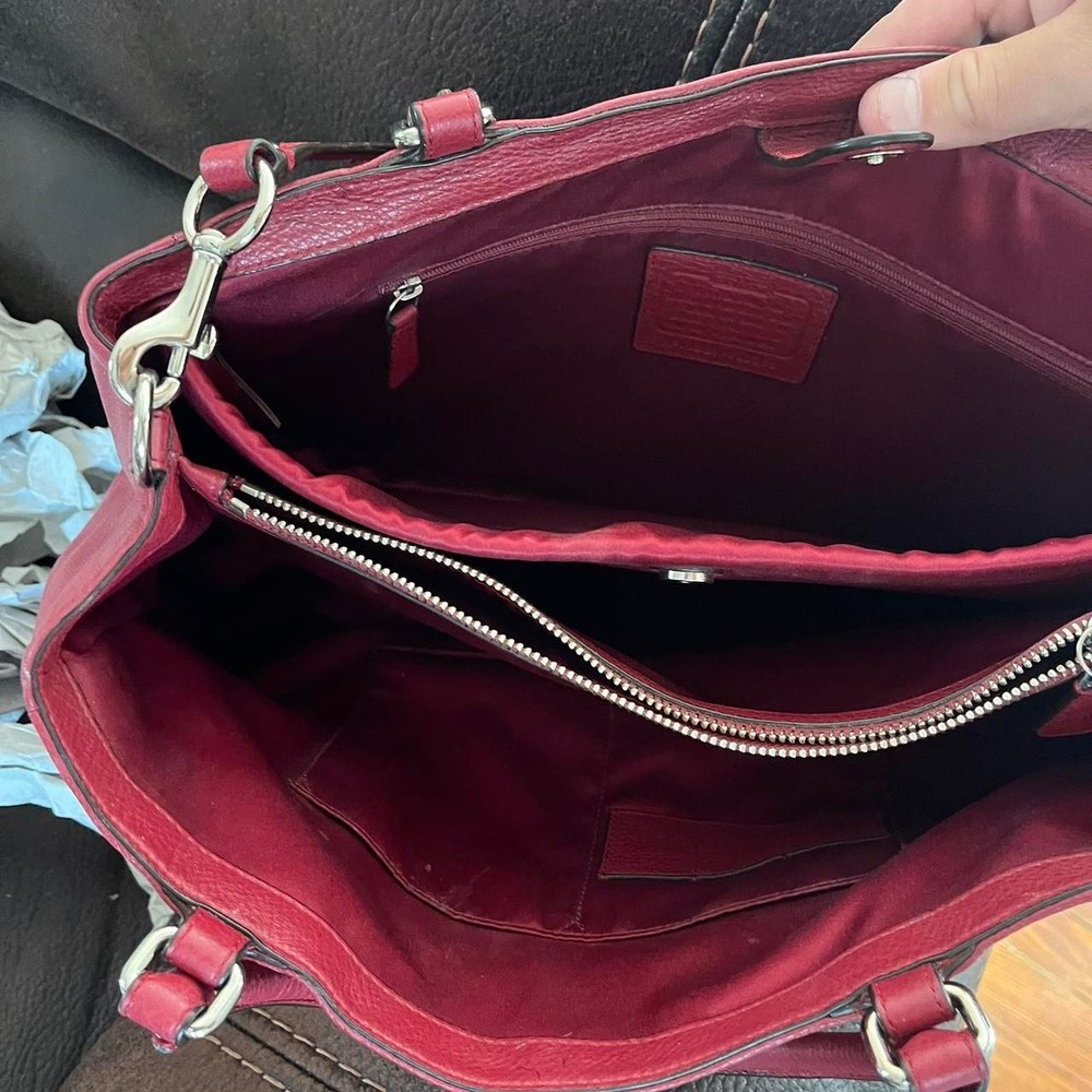 Y2K 2000s Coach Scarlett Carryall Satchel Shoulder Bag / Handbag - Picture 5 of 6